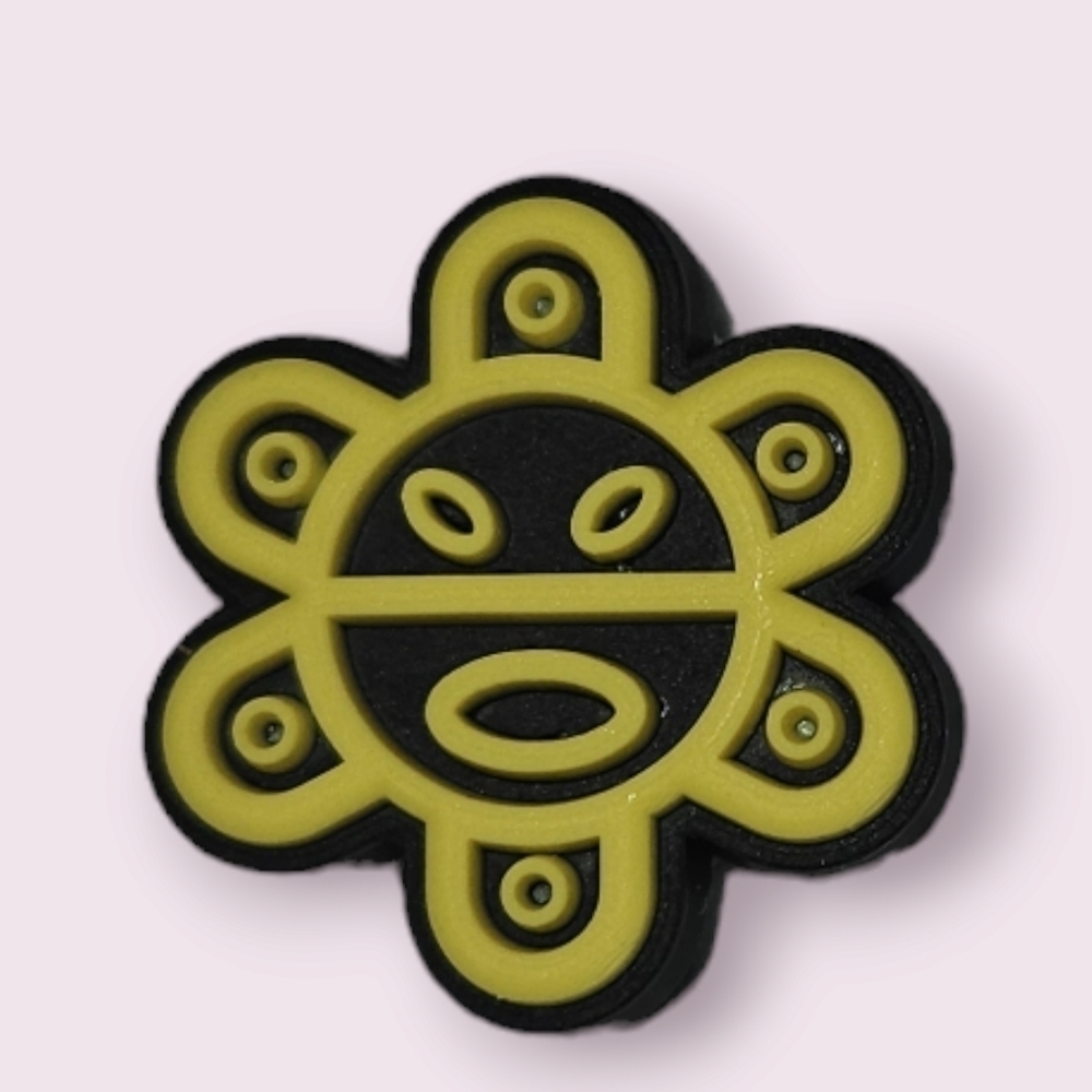 4/$8 Shoe Charm for Crocs - Sol Boricua Puerto Rico Taino